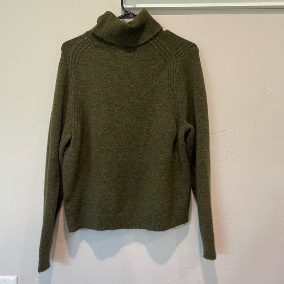 A New Day Dark Green Turtleneck Sweater - Picture 2 of 3